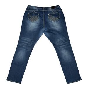 Vintage Y2k Apple Bottoms Embroidered Jeans Plus Size 22